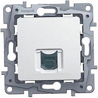 Розетка телефонная без рамки Legrand Etika 1-м. RJ11 белый картинка